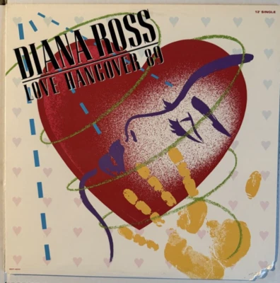 Diana Ross 12" Singles Lot - Love Hangover `89, Eaten Alive, Chain Reaction Foto 1 de 4