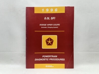 Dodge Viper 1996 cupé 8,0 L SFI OEM tren motriz manual de procedimientos de diagnóstico Foto 1 de 4