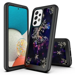 For Samsung Galaxy A13 4G (NOT For 5G) Graphic Shockproof Protective Hybrid Case - Picture 1 of 11