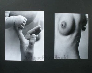 Akt Brust & Baby Hand Vintage Fotomontage M. Miller - Bild 1 von 1