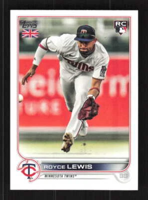 Royce Lewis RC 2022 Topps UK Edition   Minnesota Twins #137 - Image 1 of 2
