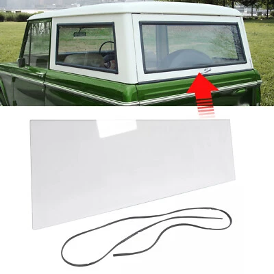 For 1966-1977 Ford Bronco Rear Window Windshield Glass Tempered Glass Clear - Изображение 1 из 4