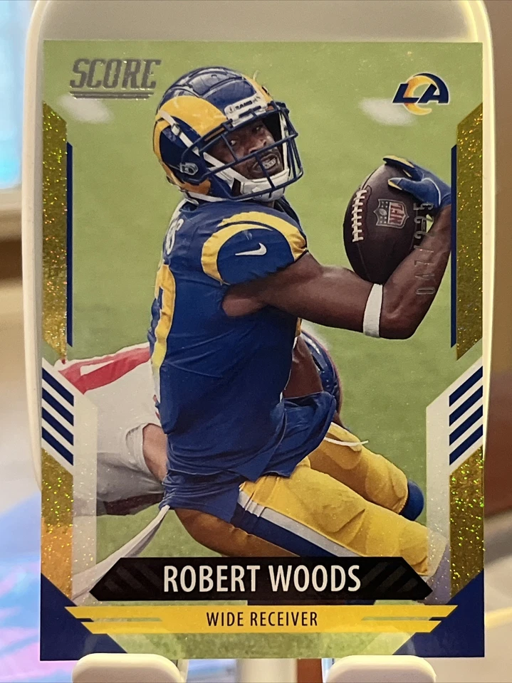 Robert Woods 2021 Score Gold Parallel 47/225 #256 - Image 1 of 3