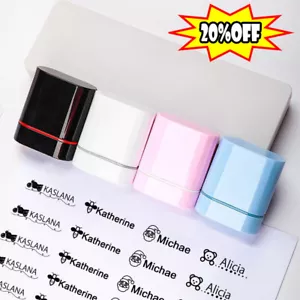 DIY Name Stamp for Children Kids - Self Inking Clothes Labelling Custom BEST UK - Picture 1 of 25