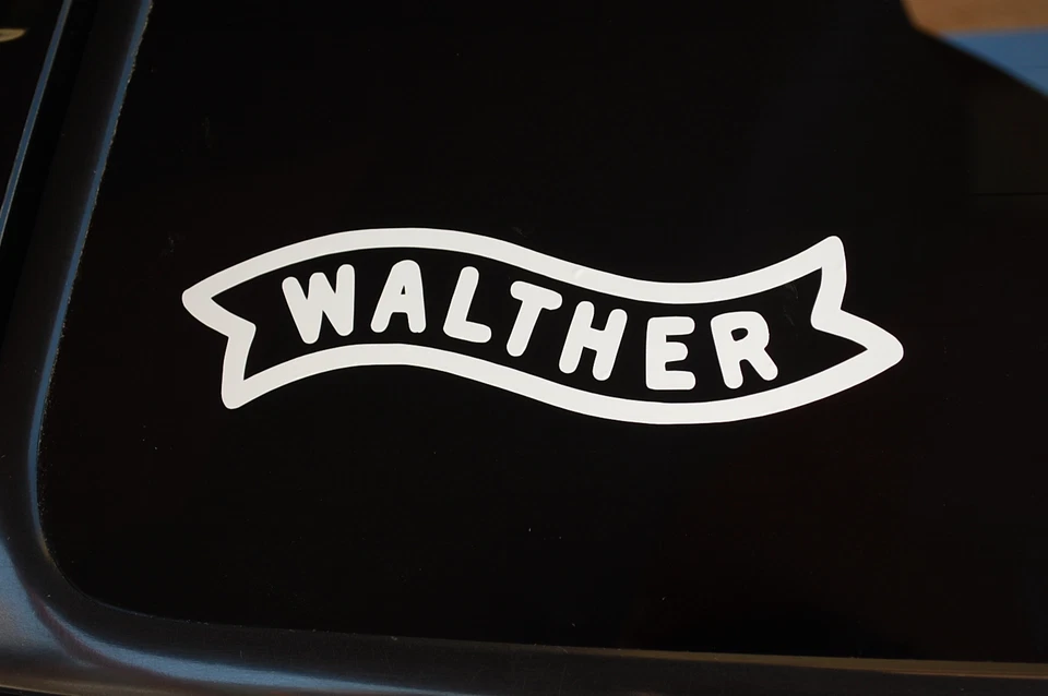 Walther Sticker Vinyl Die Cut Decal Firearm Gun Rifle Hunting  (V306) - Image 1 of 1