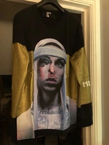 hood by air gold with photoprint tshirt - Picture 1 of 8