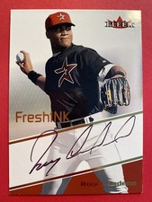 2000 Fleer Mystique Fresh Ink Roger Cedeno Auto Signature Houston Astros
