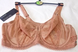EX M&S UNDERWIRED FULL CUP TERRACOTTA BRA SIZE 34DD 1102 - Picture 1 of 2