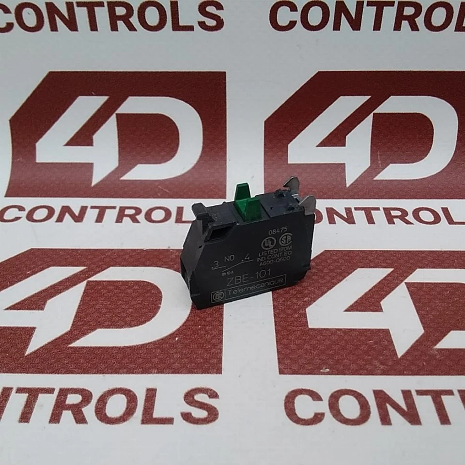 ZBE 101 | Telemecanique | Contact Block, 6A, 120VAC , 1 N.O., Used (UPP) - image 1 of 1