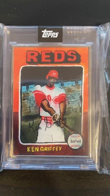 2021 Ken Griffey Sr #39 05/25 Artist Proof ToppsX Spotlight70 (Andy Friedman) - Image 1 of 2