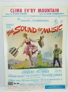 CLIMB EV'RY MOUNTAIN from Sound of Music 1959 Sheet Music Rogers & Hammerstein - Picture 1 of 6