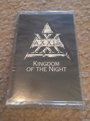 Axxis: Kingdom Of The Night 1990 Enigma Original Cassette New Sealed Metal  - Image 1 of 4