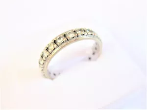 Memory Ring Weißgold 585 mit Brillanten, 2,78 g - Bild 1 von 3