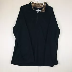 REALTREE Men Long Sleeve Quarter 1/4 Zip Pullover Sweater Collared L / G (42-44) - Picture 1 of 8