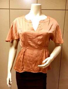 $148 BCBG APRICT MIST (JUF1H140) CAP SLEEVE TOP NWT XS - Picture 1 of 3