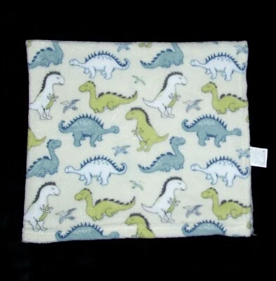 SAM SALEM & SON LLC Dinosaurio Bebé Manta Crema Verde Azul Seguridad Lovey 31526 Foto 1 de 2