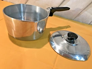 WAGNER WARE - EE. UU. Magnalite EE. UU. OLLA DE SALSA DE 3 CUARTOS DE GALÓN con TAPA - ¡UNA BELLEZA! - Imagen 1 de 12