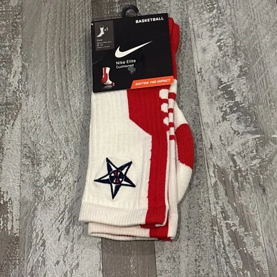 NIKE ELITE ЭКИПАЖА КОМАНДЫ США БАСКЕТБОЛЬНЫЕ НОСКИ РАЗМЕР БОЛЬШОЙ 8-12 РЕДКАЯ SX4667-161 ОЛИМПИЙСКИХ ИГР - Изображение 1 из 4