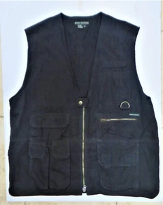 Royal Robbins Men's Tactnical Vest Sz XL Black Hiking Field Guide Fishing Safari - Picture 1 of 20