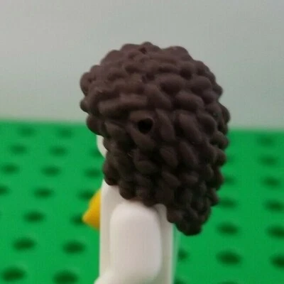 LEGO Minifigura Pelo Marrón Oscuro Amigos Mini Muñeca Larga Rizada Trenza Golpes Peluca Foto 1 de 3
