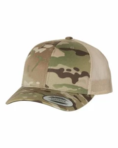 Yupoong Retro Trucker Mesh Cap 6606 Baseball Hat 48 Colors NEW - Picture 1 of 100