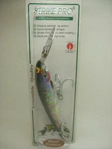 CARSON STRIKE PRO TITAN WOOD CD011 SINKING CASTING TROLLING 4 1/2" LENGTH 3/4 OZ - Picture 1 of 6