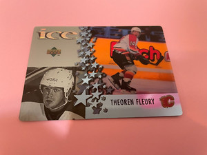 1997/98 Upper Deck McDonalds Theoren Fleury Card McD 2 Calgary Flames