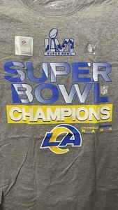 NIKE TROPHY COLLECTION LA RAMS SUPERBOWL CHAMPIONS T - SHIRTS (NEW ) - Picture 1 of 9