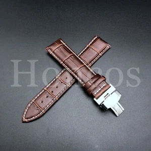 21 MM ECHTLEDER UHRENARMBAND ARMBAND PASSEND FÜR ORIENT BAMBINO FAC00005W UHR - Bild 1 von 17
