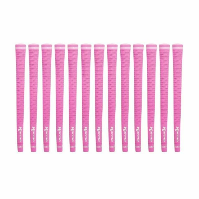 Karma ‎GB13RF04-001 Velour Golf Grip Bundle - Pink, Pack of 13