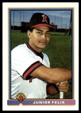 1991 Bowman #201 Junior Felix California Angels