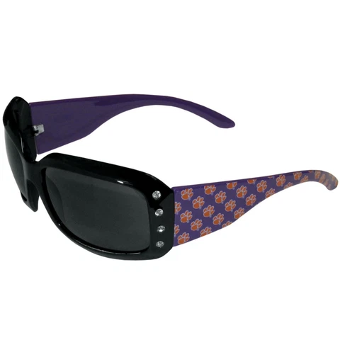 Clemson Tigers Sunglasses (Designer w/Rhinestones) Licensed NCAA Cover
