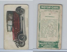 C22 Imperial Tobacco, Motor Cars, 1921, #10 Vauxhall