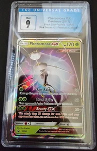 Holo Foil Pheromosa GX SM66 Promo Black Star Set Pokemon Cards CGC 9 MINT - Picture 1 of 2