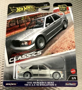 Hot Wheels 1990 Mercedes Benz 190 E 2.5-16 Evolution II Modern Classics 2/5 - Picture 1 of 1