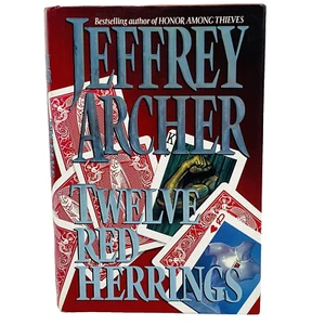 Twelve Red Herrings Jeffrey Archer 1994 1st US Edit Hardcover DJ Short Stories - Picture 1 of 12