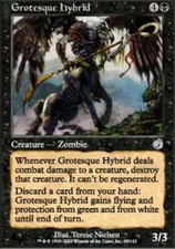 MTG magic cards 2x x2 Light Play, English Grotesque Hybrid Torment