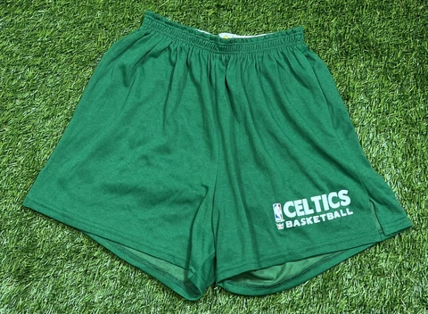 VTG 80's MacGregor Sand-Knit Boston Celtics NBA Pro Cut Practice Shorts Men's XL Cover