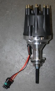 Ready to Run Distributor, SB Chrysler 273-360, Black Cap *Similar to MSD 8388* - Picture 1 of 4