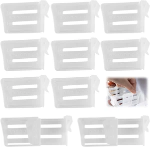 10 Pezzi Organizer Frigorifero Salvaspazio, Separatori per Frigorifero, Frigo Re - Foto 1 di 12