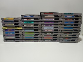NES Video Game Lot of 41 Lethal Weapon Beetlejuice Pacman Addams Family + More