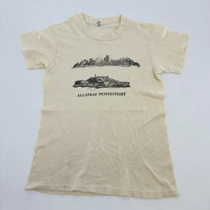 Camiseta True Vintage Alcatraz Pequeña 1978 Hanes Clemcards Puntada Única De Colección - Imagen 1 de 11