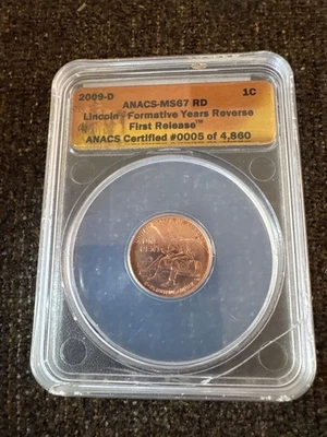 2009-D ANACS MS67RD FR FORMATIVE YEARS 2 - Image 1 of 2