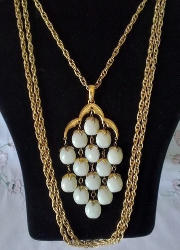 Collana Waterfall iconic "The Devil wears Prada" Trifari Crown 1960's