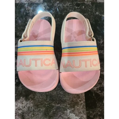 Nautica size 7 toddler girls sandals - Image 1 of 4