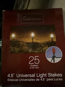 Celebrations Outdoor Light Stake 25 ct - Picture 1 of 2