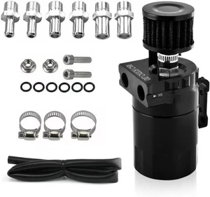 Universal Öl Catch Tank mit Filter Oil Can Auffangbehälter Ölsammler Ölbehälter - Bild 1 von 13