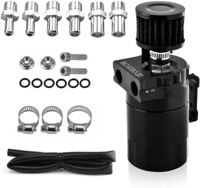 Universal Öl Catch Tank mit Filter Oil Can Auffangbehälter Ölsammler Ölbehälter - Bild 1 von 4