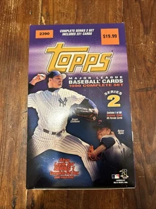 1999 TOPPS BASEBALL SERIES 2 COMPLETE SET 1-221 CARDS FACTORY SEALED - Picture 1 of 2