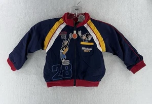 Mickey Mouse Hoops Jacket Youth 24M Disney Varsity Y2k Rare - Picture 1 of 15